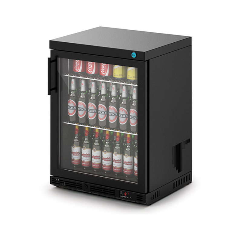 IMC F76/152/B V60 Black Bottle Cooler - Single Door