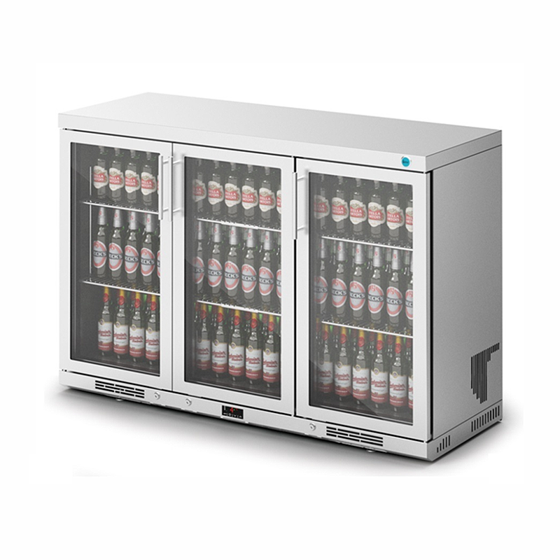 IMC F76/350 V135 Stainless Steel Bottle Cooler - Triple Door