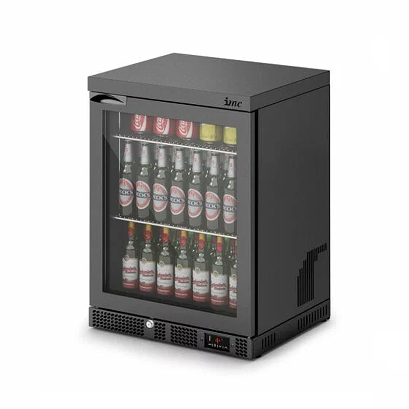 IMC F77/152/B Mistral M60 Black Bottle Cooler - Single Door