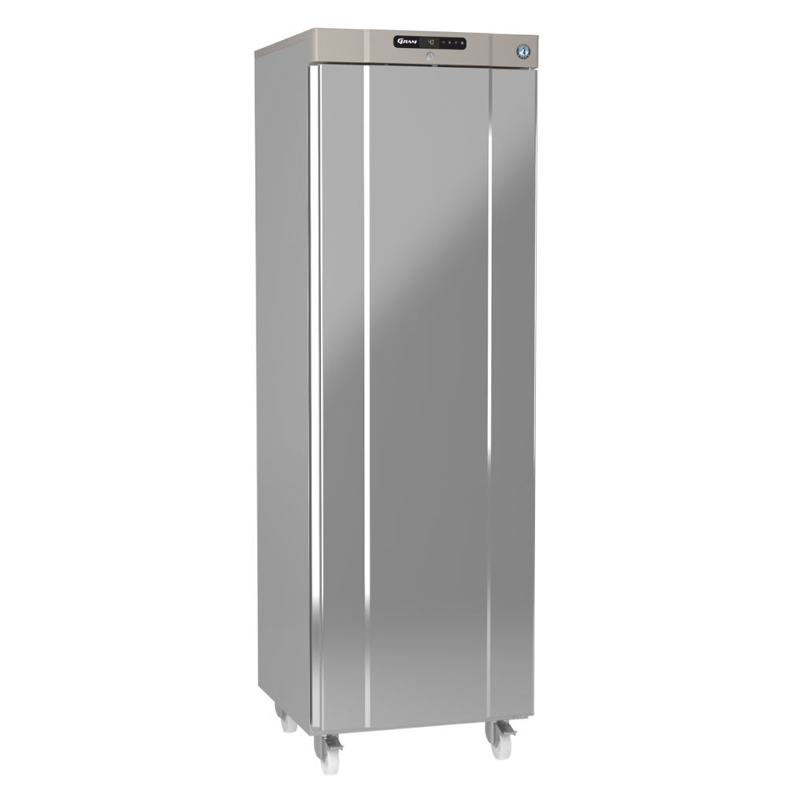 Gram Compact K 420 R Stainless Steel Fridge Front View