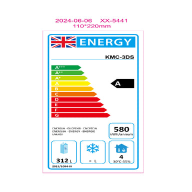 Koolmax KMC3DS Energy Label