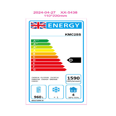 Koolmax KMC2SS Energy Label