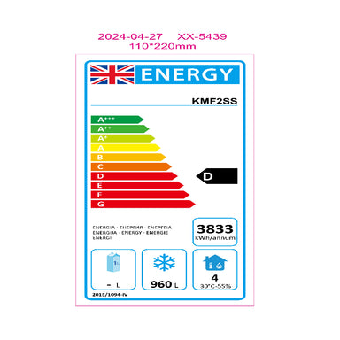 Koolmax KMF2SS Energy Label