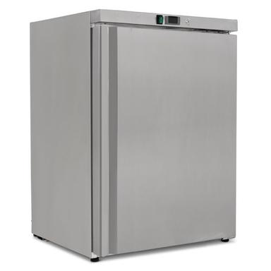 Pentland Singled Hinged Door Under Counter Freezer Blizzard KXF200 Left Side Angled View