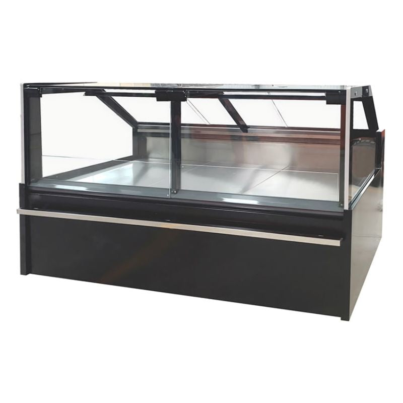 Koolmax Viande 1250mm Flat Glass Integral Meat Serve Over Counter
