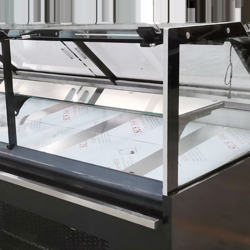 Koolmax Viande 1875mm Flat Glass Integral Meat Serve Over Counter