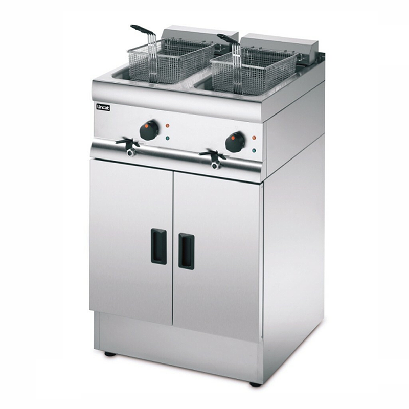 Lincat Silverlink 600 J12 Electric Free-Standing Twin Tank Fryer