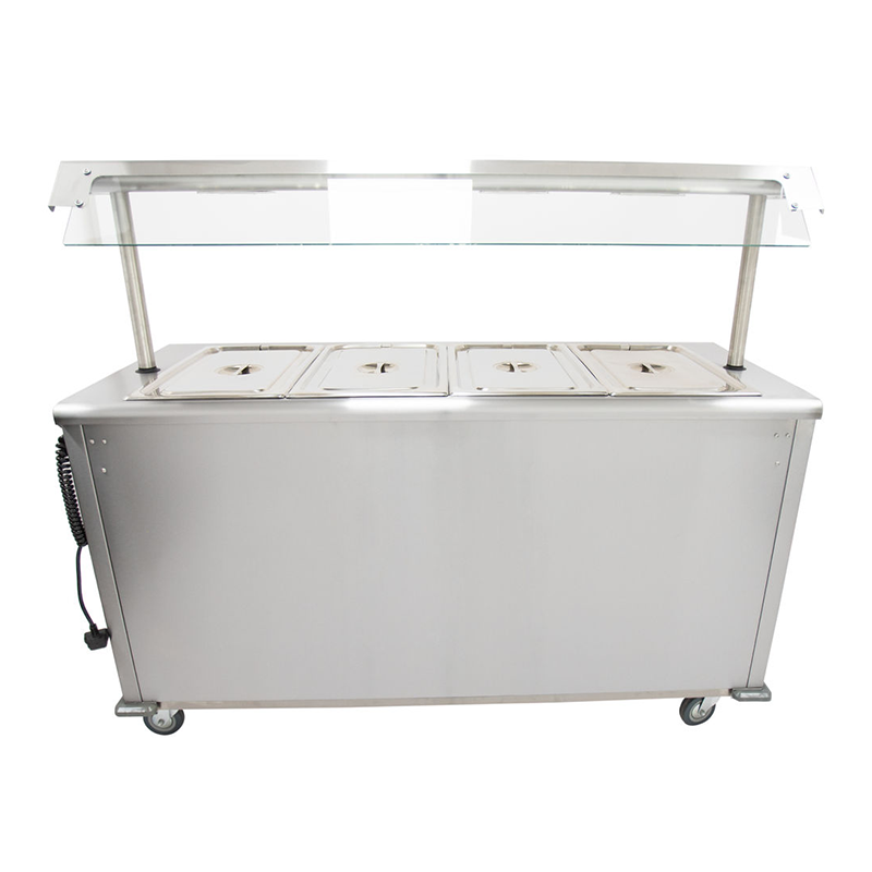 Parry Mobile Bain Marie Servery with Gantry MSB15G Back View