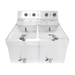 Parry Double Table Top Electric Fryer NPDF3 Front View