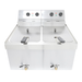 Parry Double Table Top Electric Fryer NPDF6 Front View