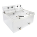 Parry Double Table Top Electric Fryer NPDF6 Left Side View