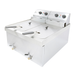 Parry Double Table Top Electric Fryer NPDF6 Right Side View