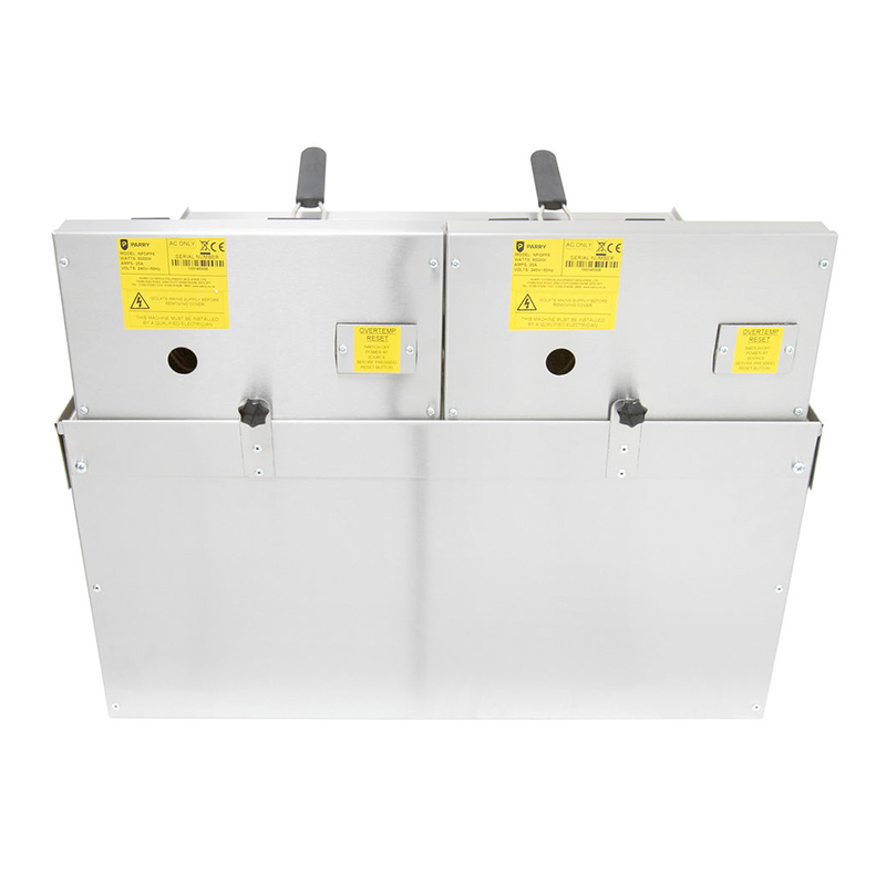 Parry Double Table Top Electric Fryer NPDF9 Back View