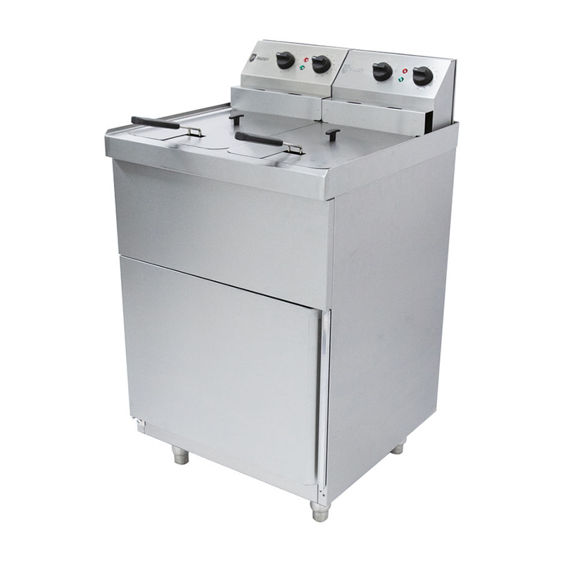 Parry Double Pedestal Electric Fryer NPDPF6 Right Side View