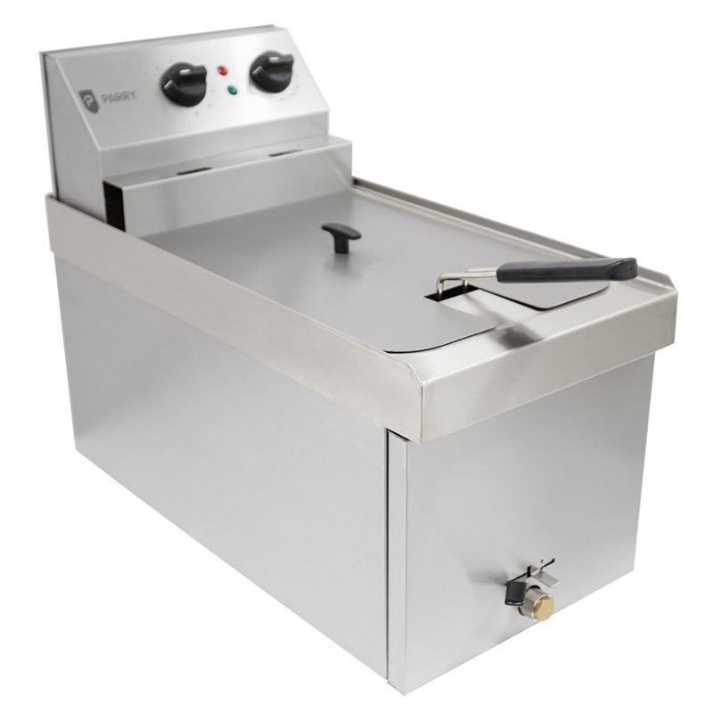 Parry Single Table Top Electric Fryer NPSF3 Left Side View