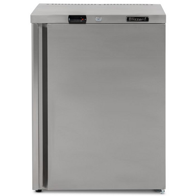 Pentland Single Hinged Door Under Counter Refrigerator Blizzard UCR140 Front Side View