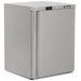 Pentland Single Hinged Door Under Counter Refrigerator Blizzard UCR140 Left Side Angled View