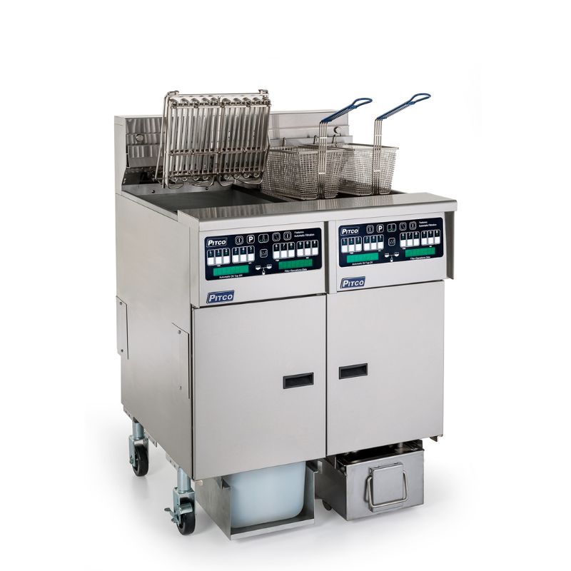 Pitco ROV SELV14S Commercial Electric Frysuite with Built-In Filtration