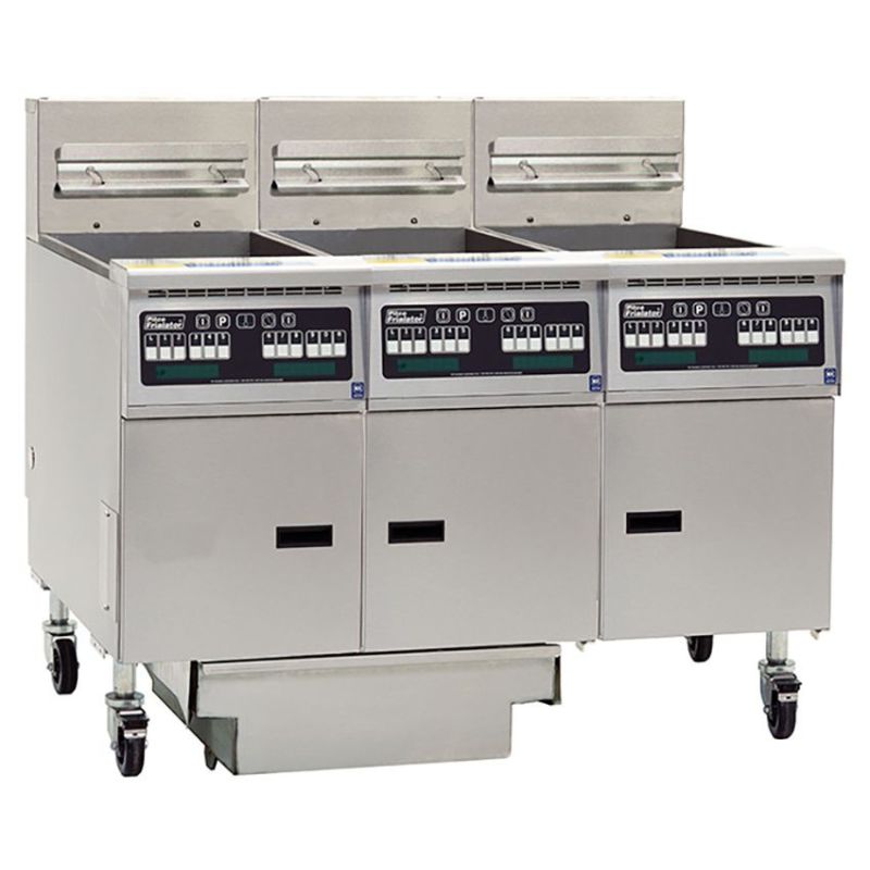 Pitco Solstice SEH50 Commercial Electric Frysuite with Built-In Filtration