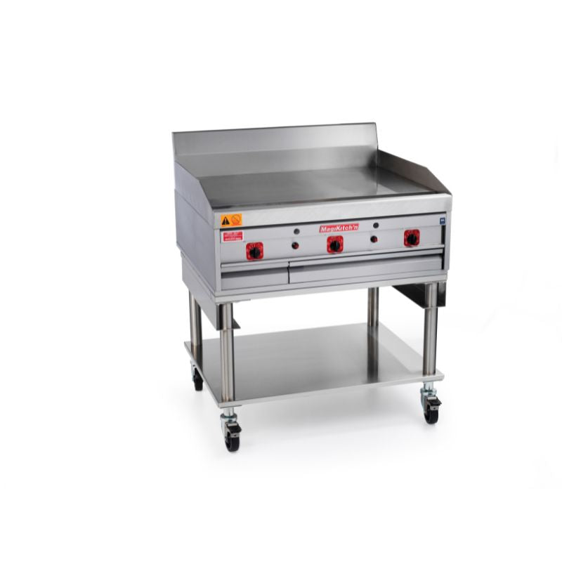 MagiKitch'n MKG/C-36 36" Commercial Gas Chrome Griddle