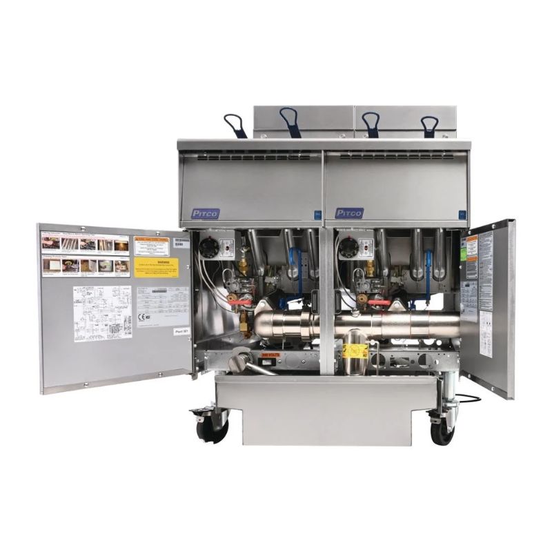 Pitco Solstice SG14RS Commercial Gas Frysuite with Built-In Filtration