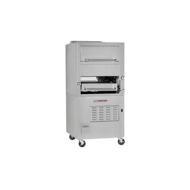 Southbend 171 34" Commercial Upright Infrared Broiler with Warming Oven