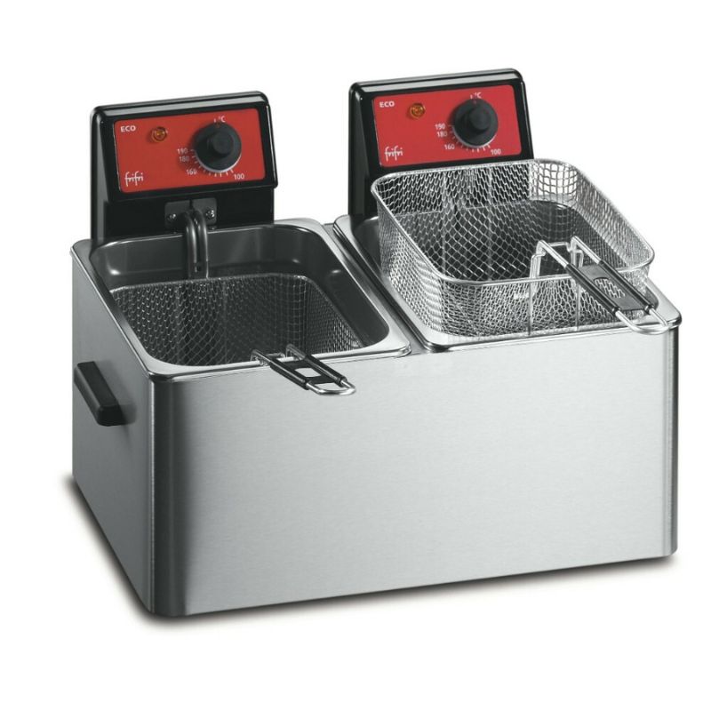 FriFri Eco 6+6 Commercial Countertop Twin Tank Fryer
