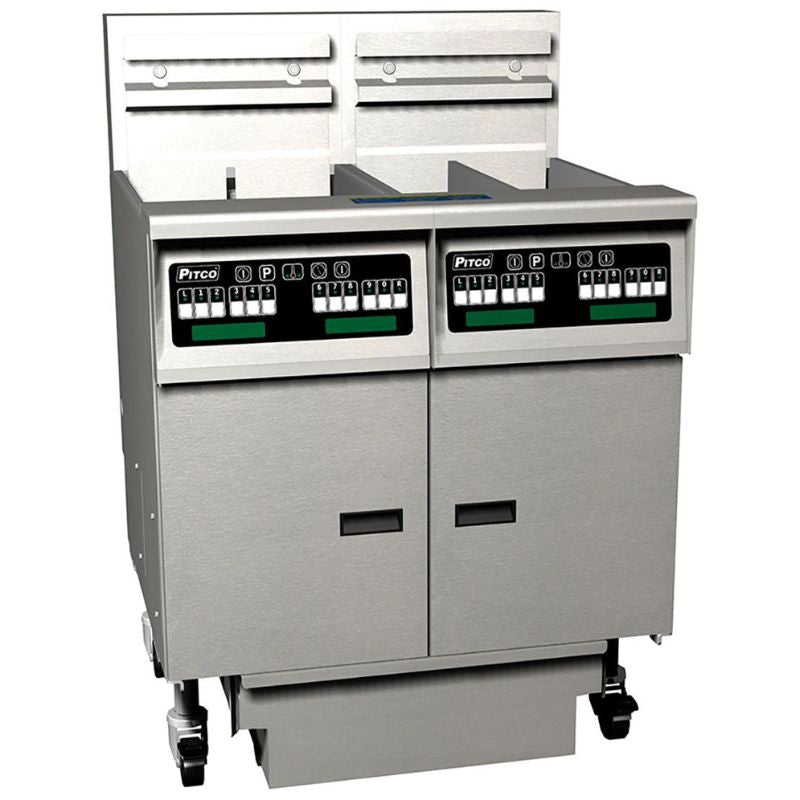 Pitco Solstice SEH50 Commercial Electric Frysuite with Built-In Filtration