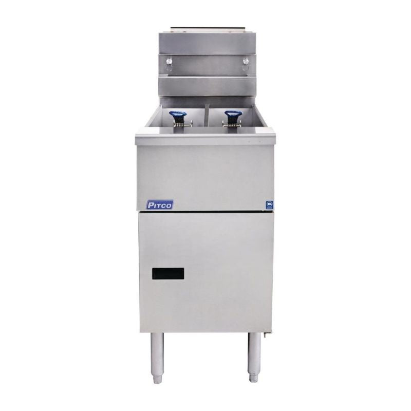 Pitco Solstice SG14TS Twin Tank Commercial Gas Fryer