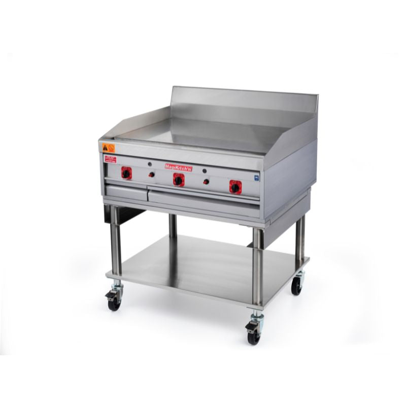 MagiKitch'n MKG/C-24 24" Commercial Gas Chrome Griddle
