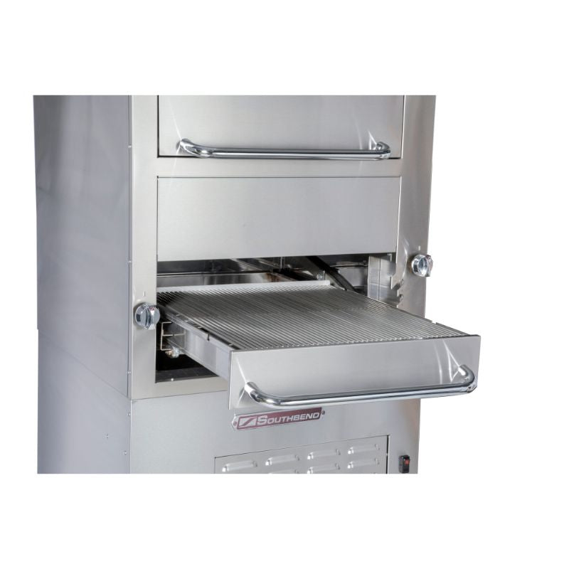 Southbend 171 34" Commercial Upright Infrared Broiler with Warming Oven