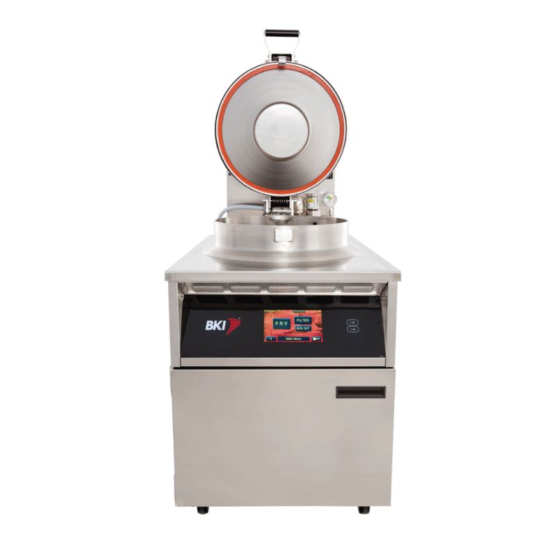 BKI FKM-TC Commercial Pressure Fryer with Built-In Filtration