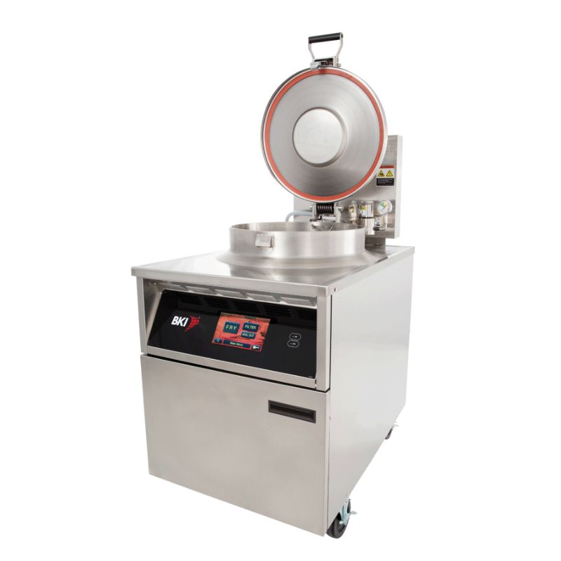 BKI FKM-TC Commercial Pressure Fryer with Built-In Filtration