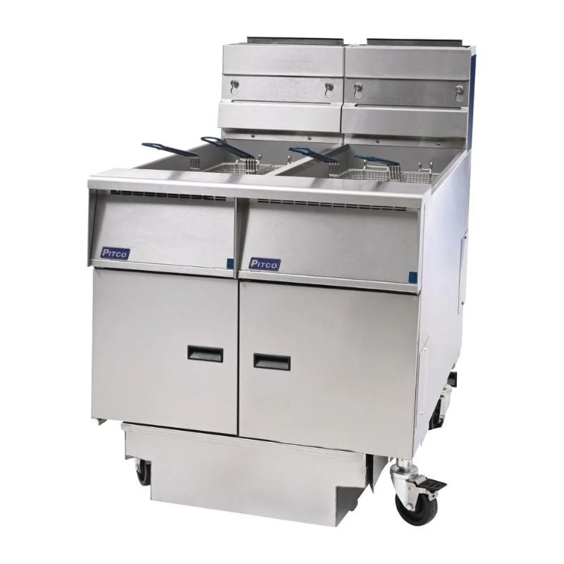 Pitco Solstice SG14RS Commercial Gas Frysuite with Built-In Filtration
