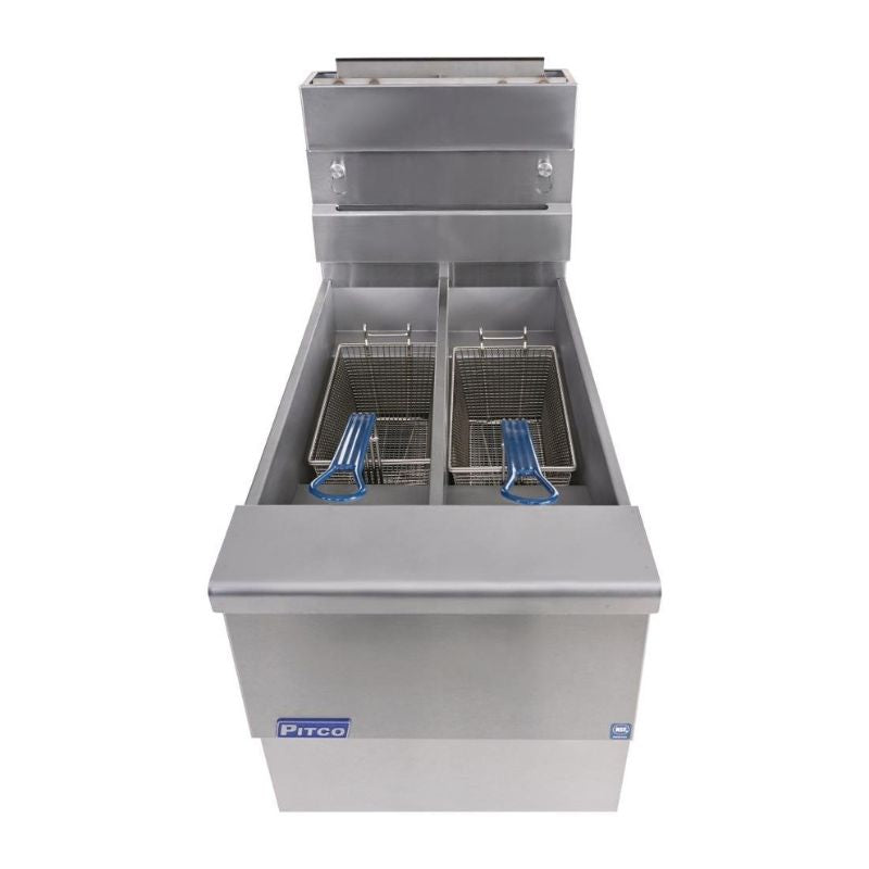 Pitco Solstice SG14TS Twin Tank Commercial Gas Fryer