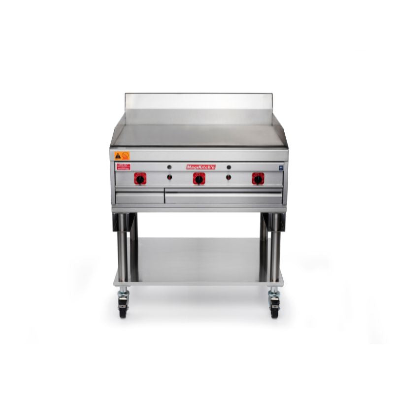 MagiKitch'n MKG/C-60 60" Commercial Gas Chrome Griddle