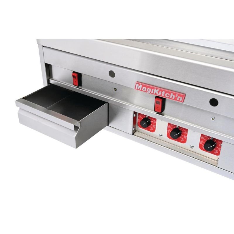 MagiKitch'n MKG/C-36 36" Commercial Gas Chrome Griddle