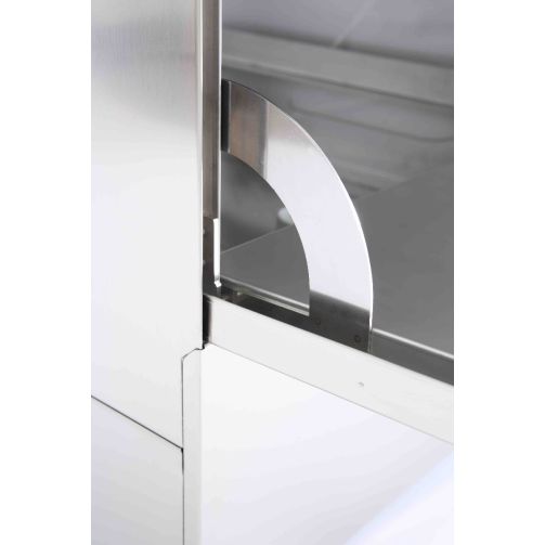 Adler AD40GL 400mm Basket Glasswasher with Gravity Drain & Chemical Pump, 16 Pint Capacity