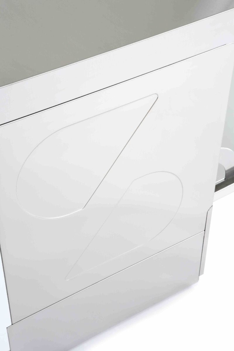 Adler AD40GL-DPSO 400mm Basket Glasswasher with Chemical Pump, Drain Pump & Integral Water Softener, 16 Pint Capacity
