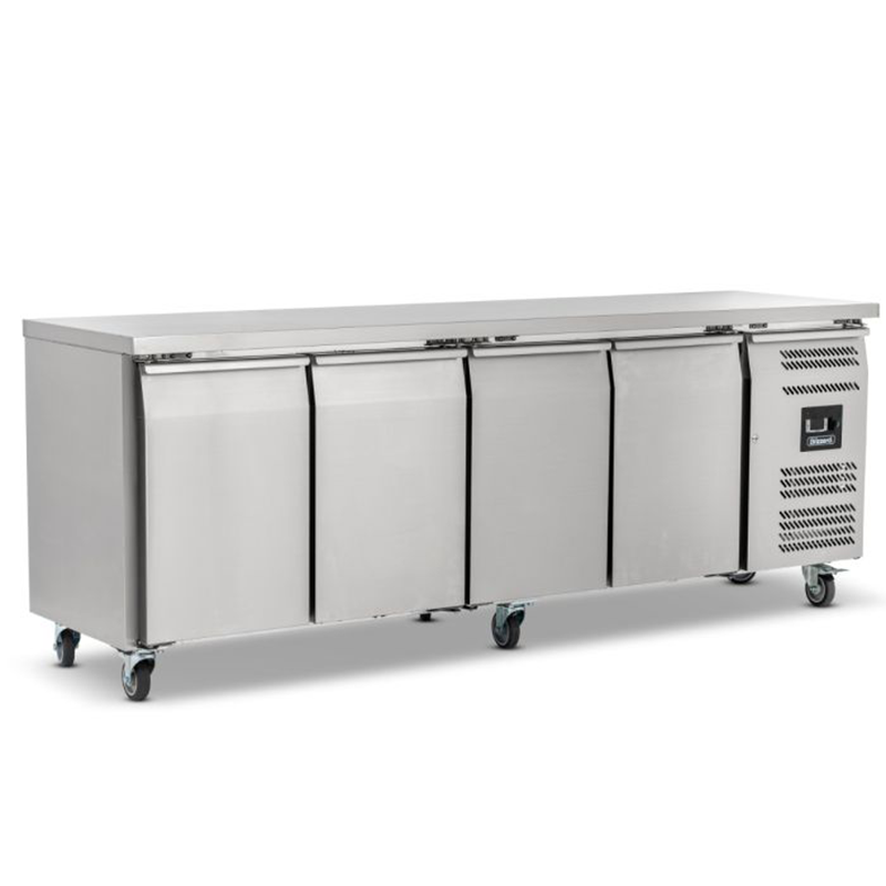 Blizzard LBC4SL 4 Door Slimline 600mm Depth Freezer Counter 449L