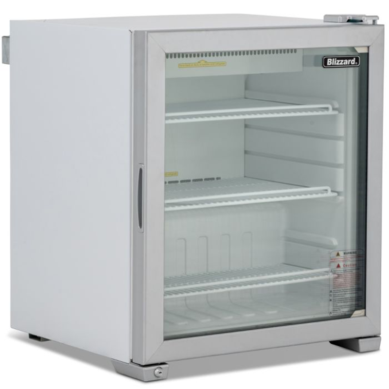 Blizzard CTR99 Glass Door Counter Top Refrigerator