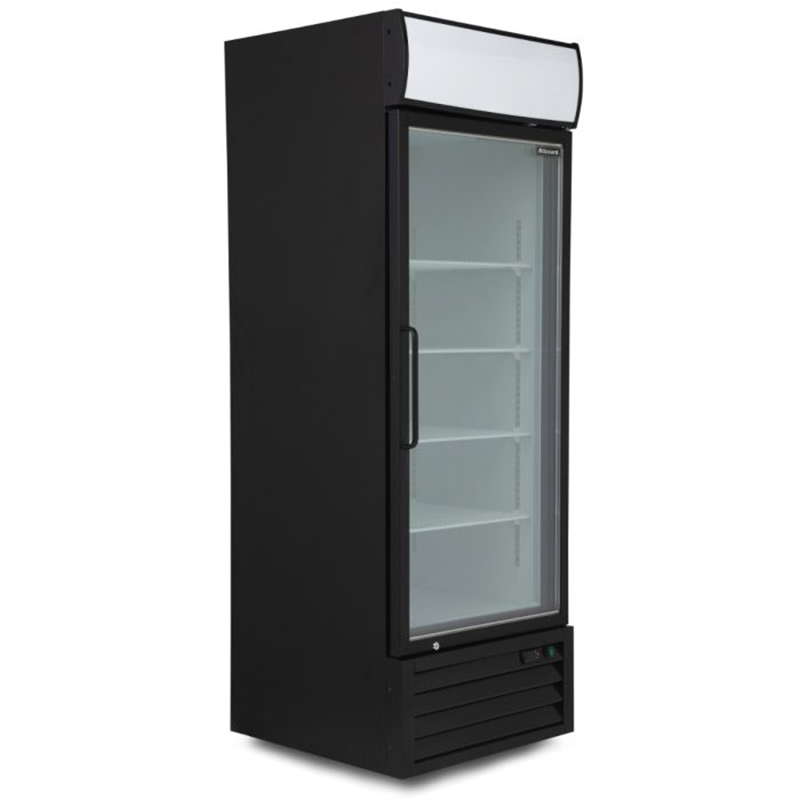 Blizzard GDF600 Single Hinged Glass Door Freezer Display Merchandiser