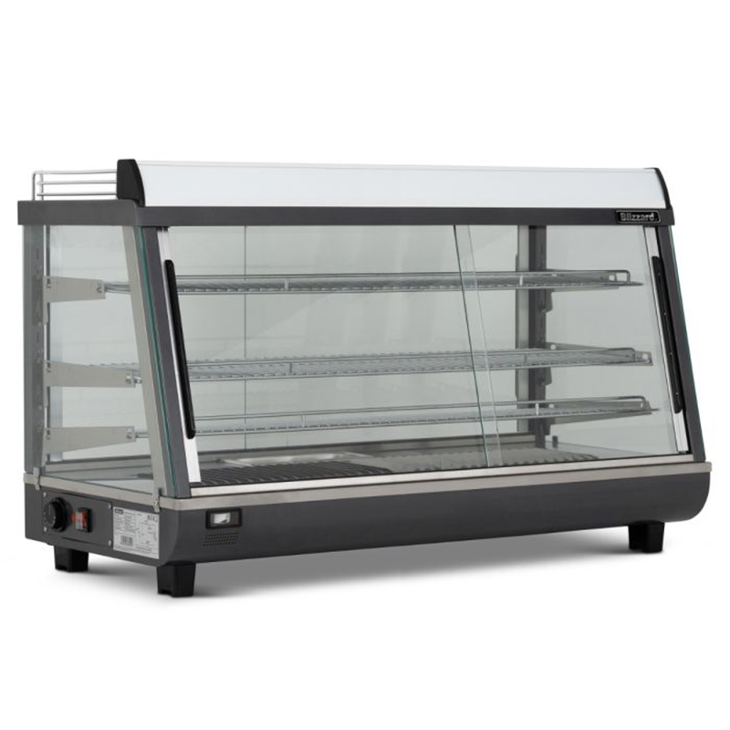 Blizzard HSS186 186L Counter Top Duel Access Heated Merchandiser