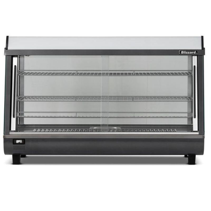 Blizzard HSS186 186L Counter Top Duel Access Heated Merchandiser