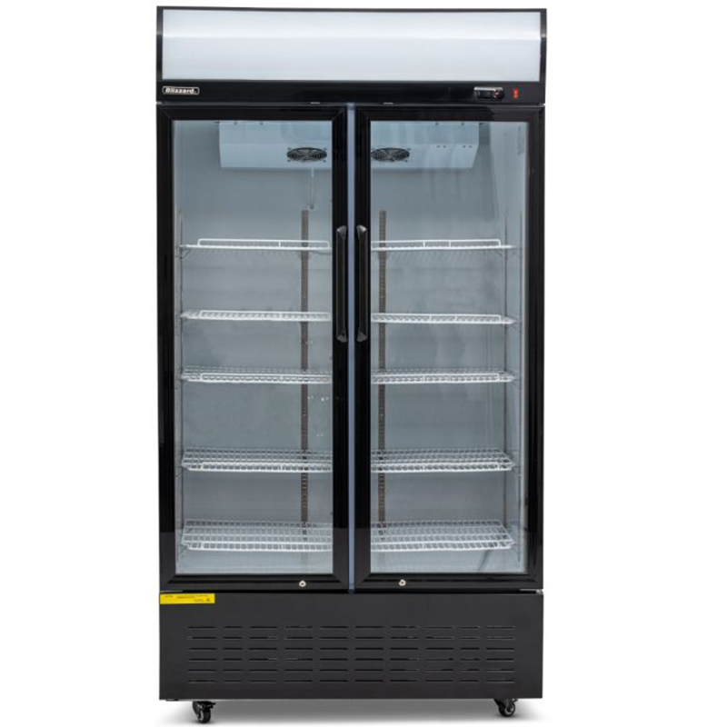 Blizzard GD900 Double Glass Door Display Merchandiser