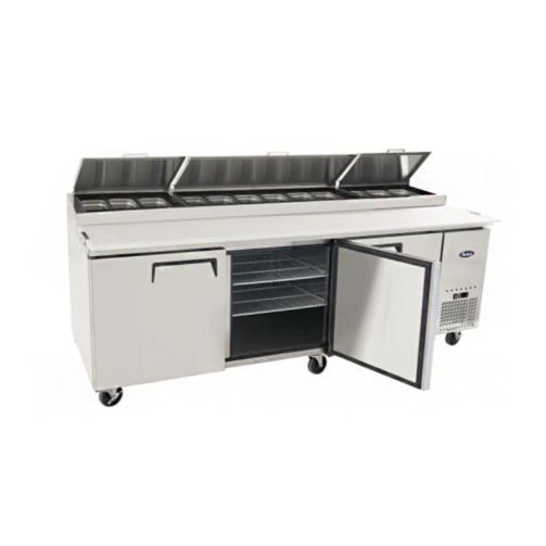 Atosa MPF8203GR 3 Door Refrigerated Preparation Table, 804 Litres