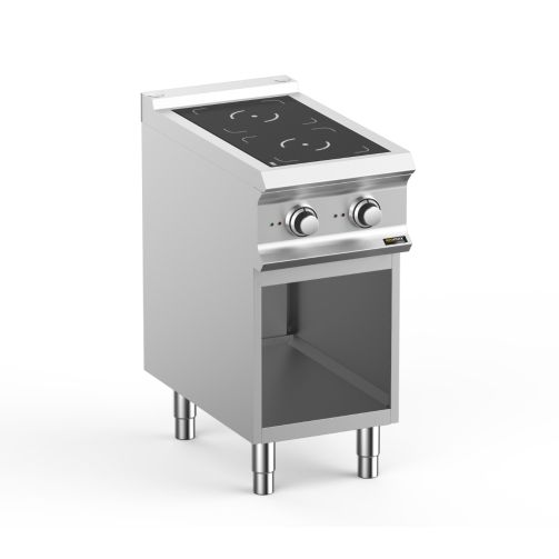 Hobart Ecomax HEIN74A 2 Plate Induction Hob on Open Cupboard, 2 x 3.5kW
