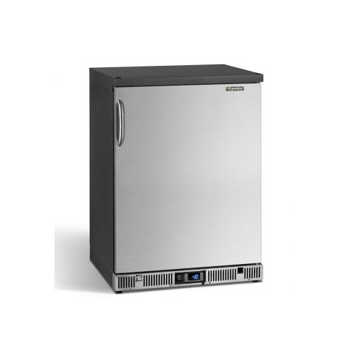 Gamko GF/100RSCS Right Hand Hinged Solid Single Door Anthracite Bottle Cooler, 50 Pint Glasses