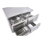 Sterling Pro Cobus SPU201-4D Undermounted Fridge Counter 4 Drawers, 220 Litres