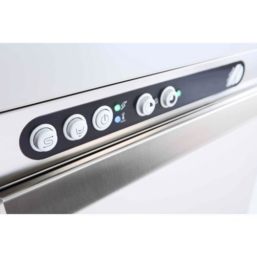 Adler AD50-DP 500mm Basket Dishwasher with Drain Pump & Chemical Pump, 18 Plates (13 Amp Plug)